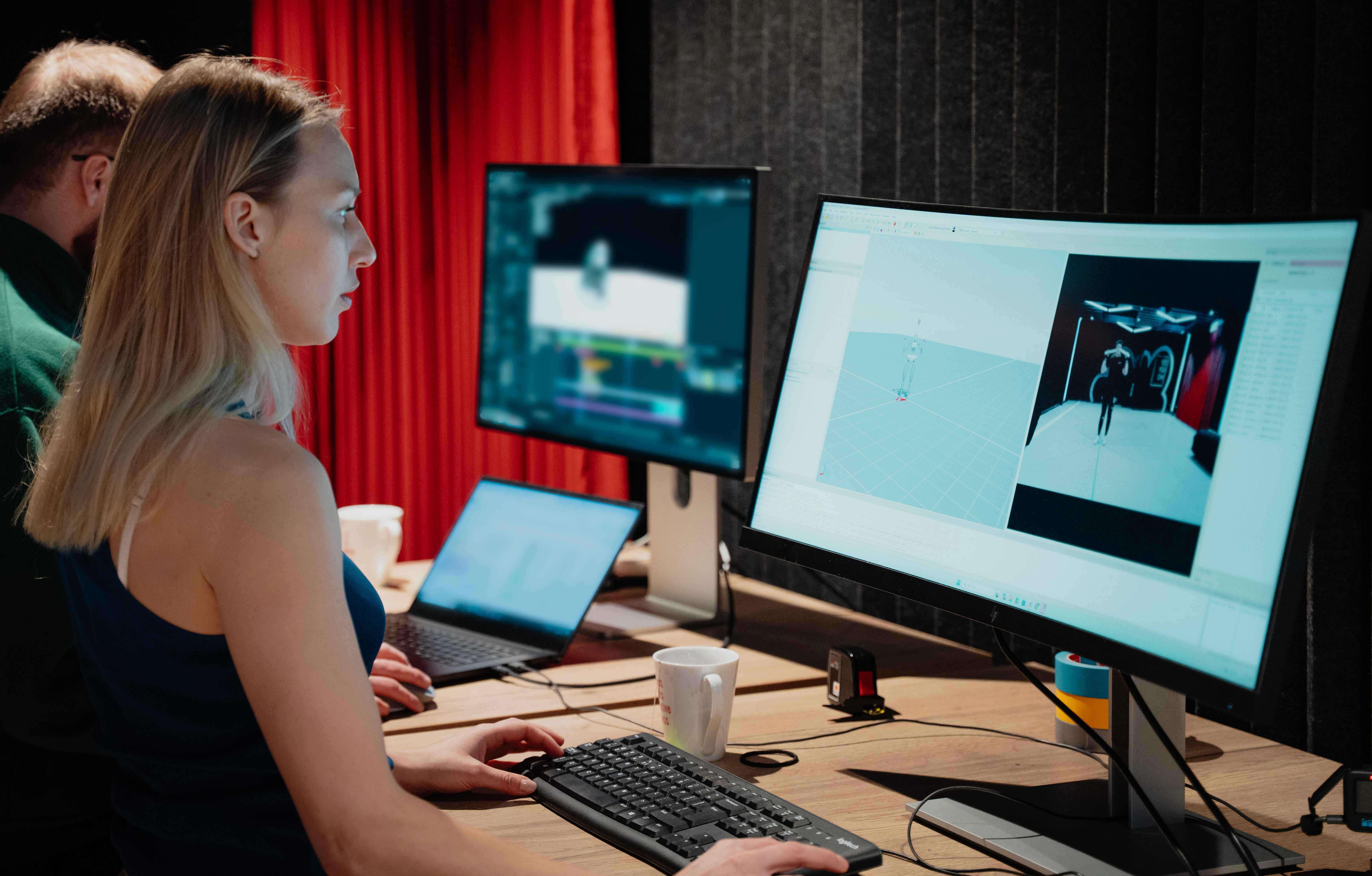Motion capture data processing workstation